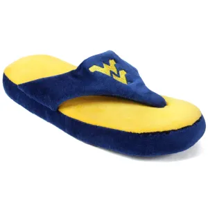 West Virginia Mountaineers Comfy Feet Flip Flop Slippers