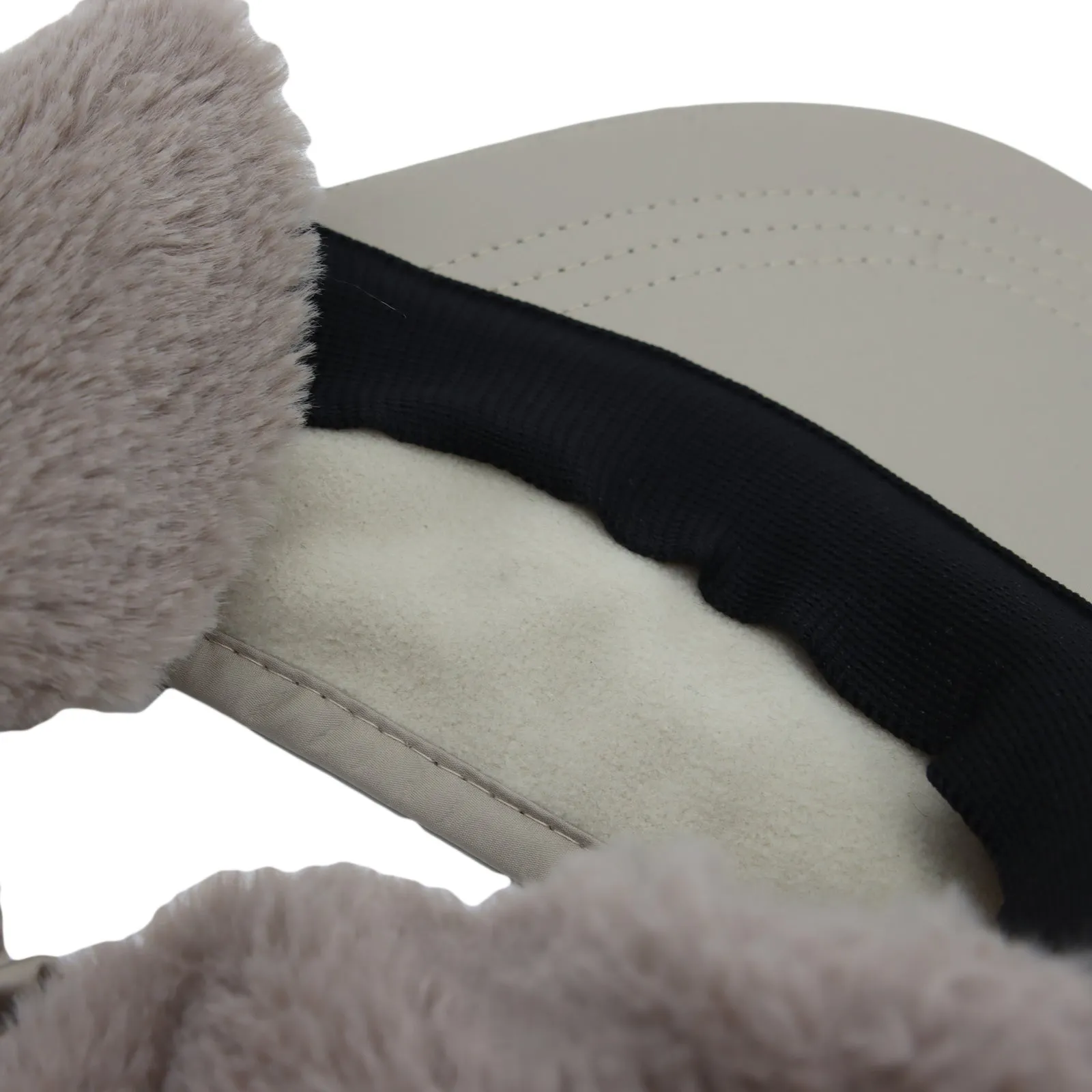 Winter Polyester Visor Warm Earflap Hat Outdoor Cap SLV1301