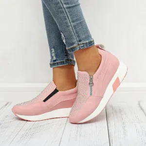 Women Sneakers Female Knitted Vulcanized Shoes Women Ankle Flats