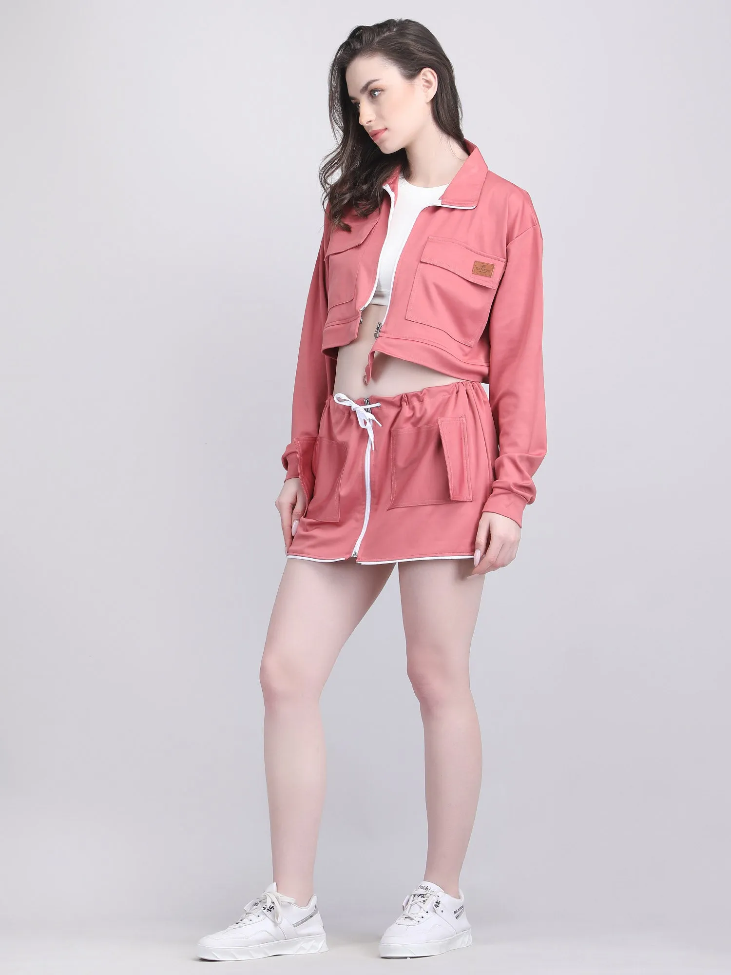 Women's 4-in-1 Convertible Jacket with Detachable Skirt