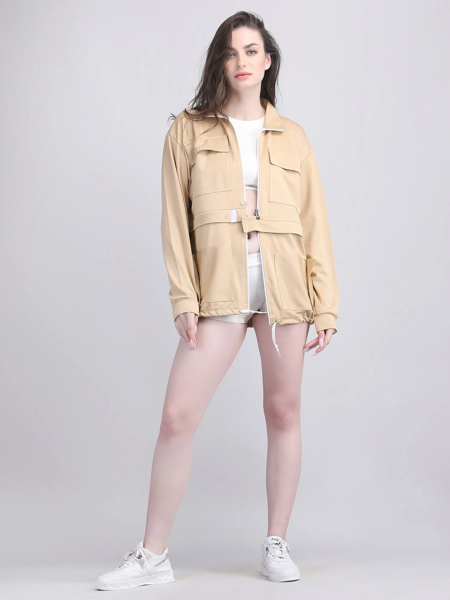 Women's 4-in-1 Convertible Jacket with Detachable Skirt