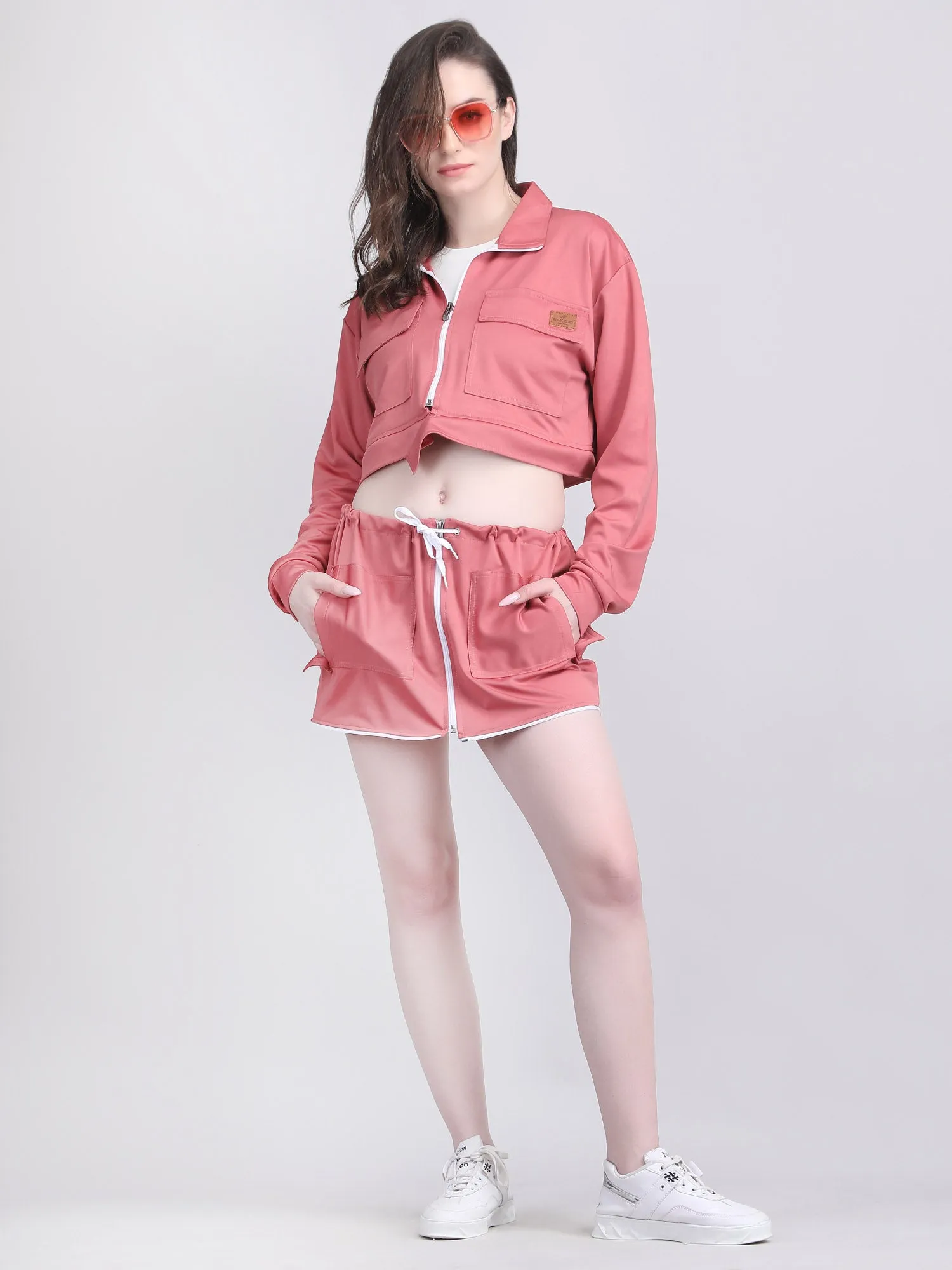 Women's 4-in-1 Convertible Jacket with Detachable Skirt