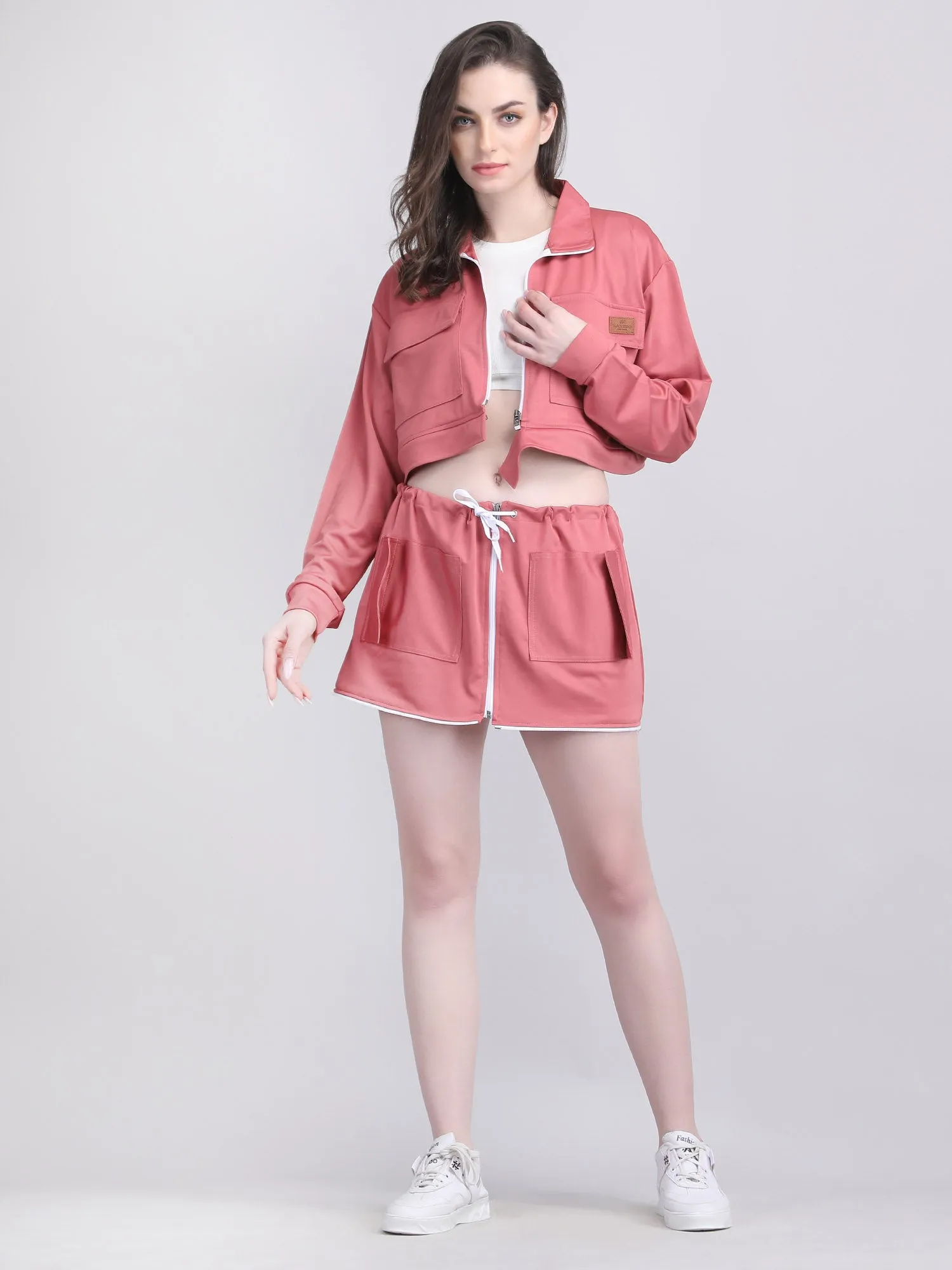 Women's 4-in-1 Convertible Jacket with Detachable Skirt