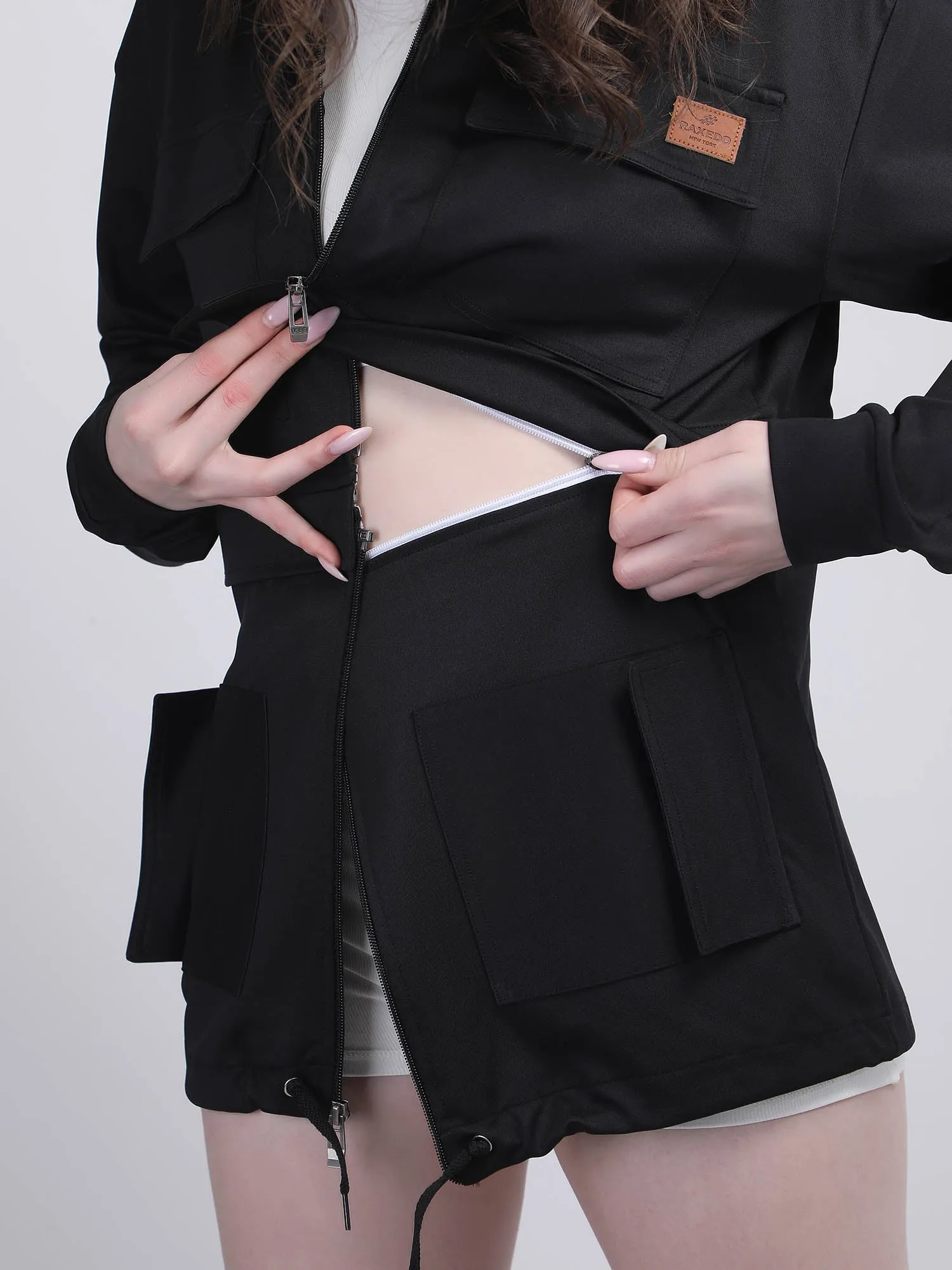 Women's 4-in-1 Convertible Jacket with Detachable Skirt