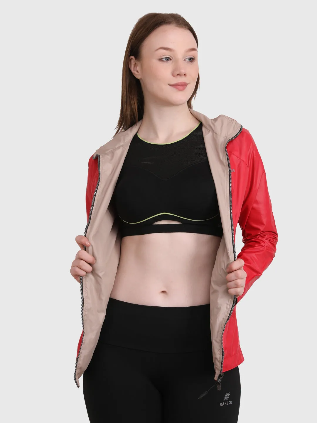 women's reversible hooded jacket