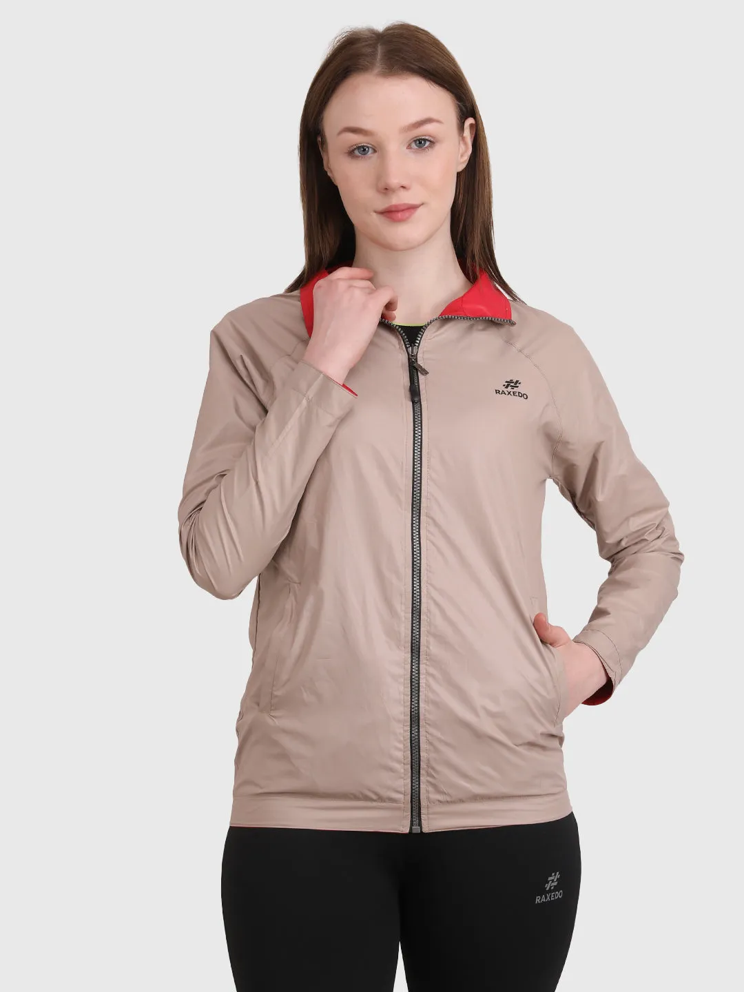 women's reversible hooded jacket