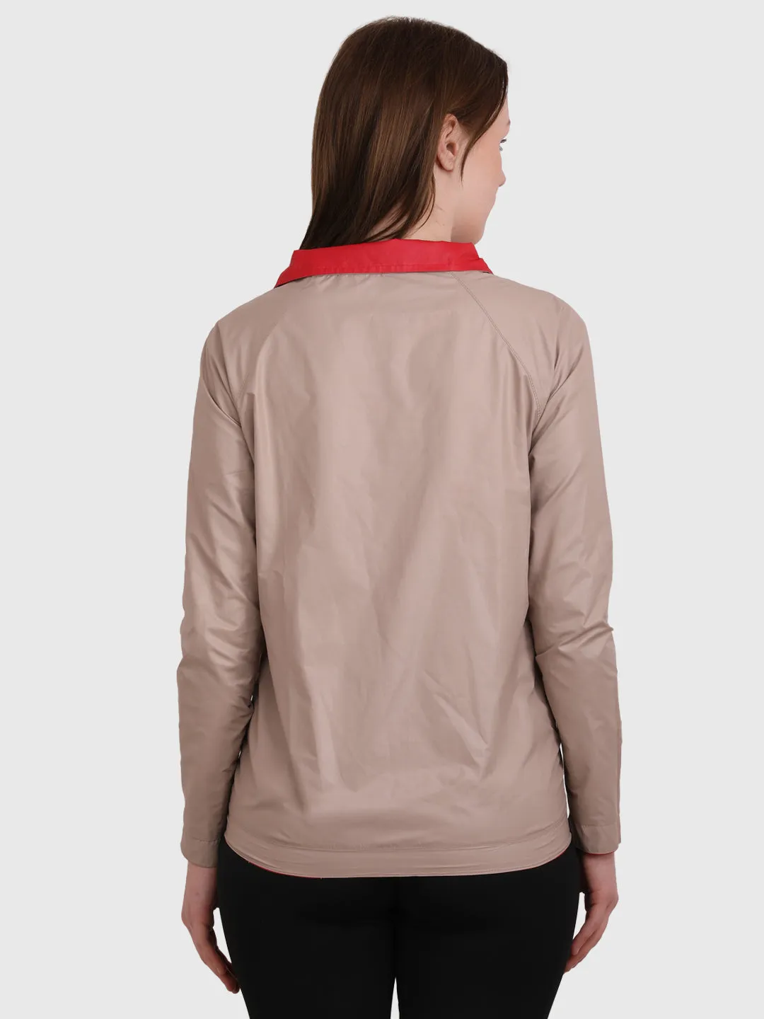 women's reversible hooded jacket