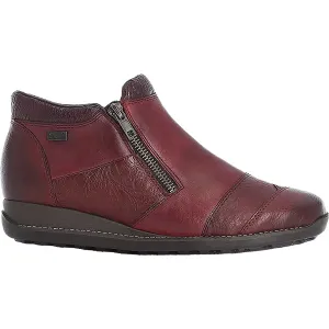 Women's Rieker 44281-35 Daphne 81 Wine Leather