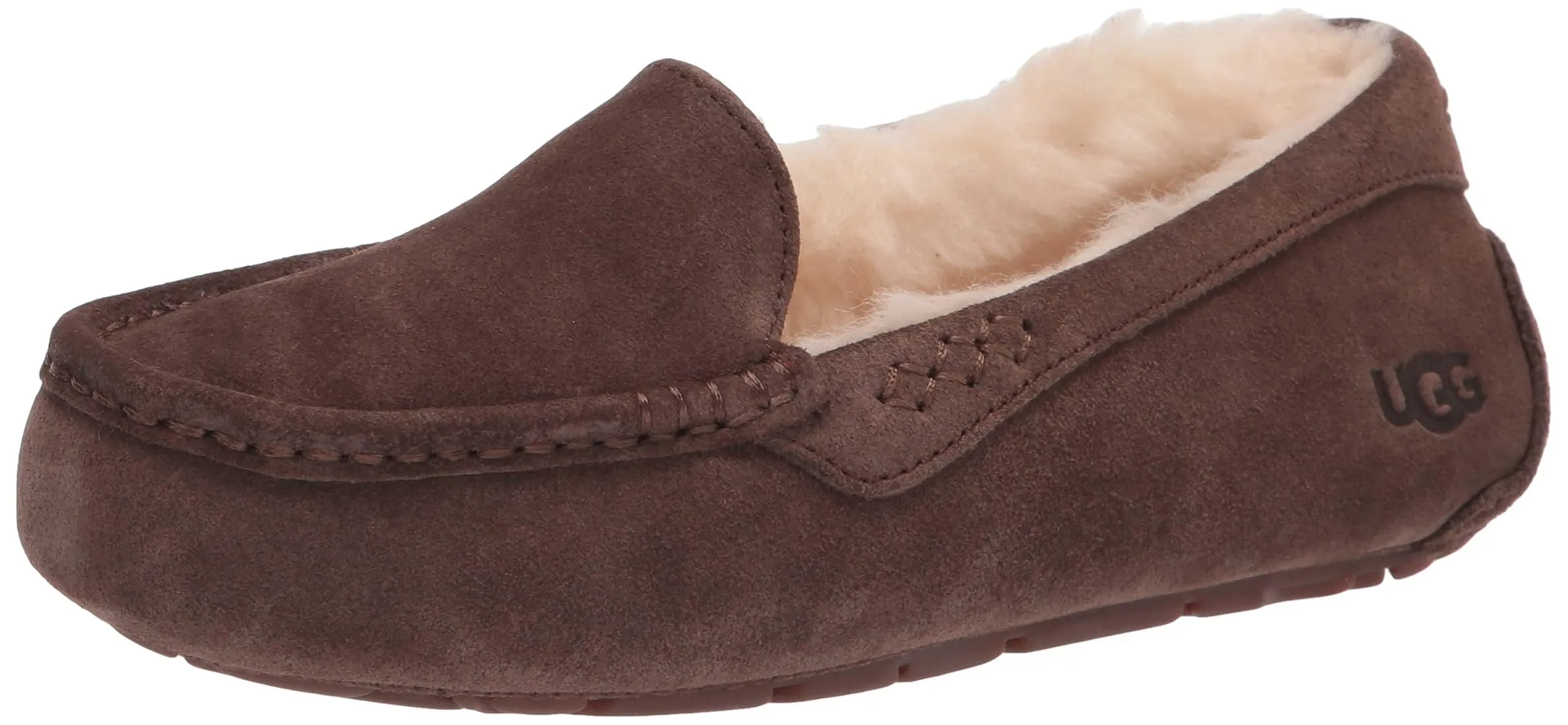 Women's Shoes UGG ANSLEY Indoor/Outdoor Moccasin Slippers 1106878 ESPRESSO