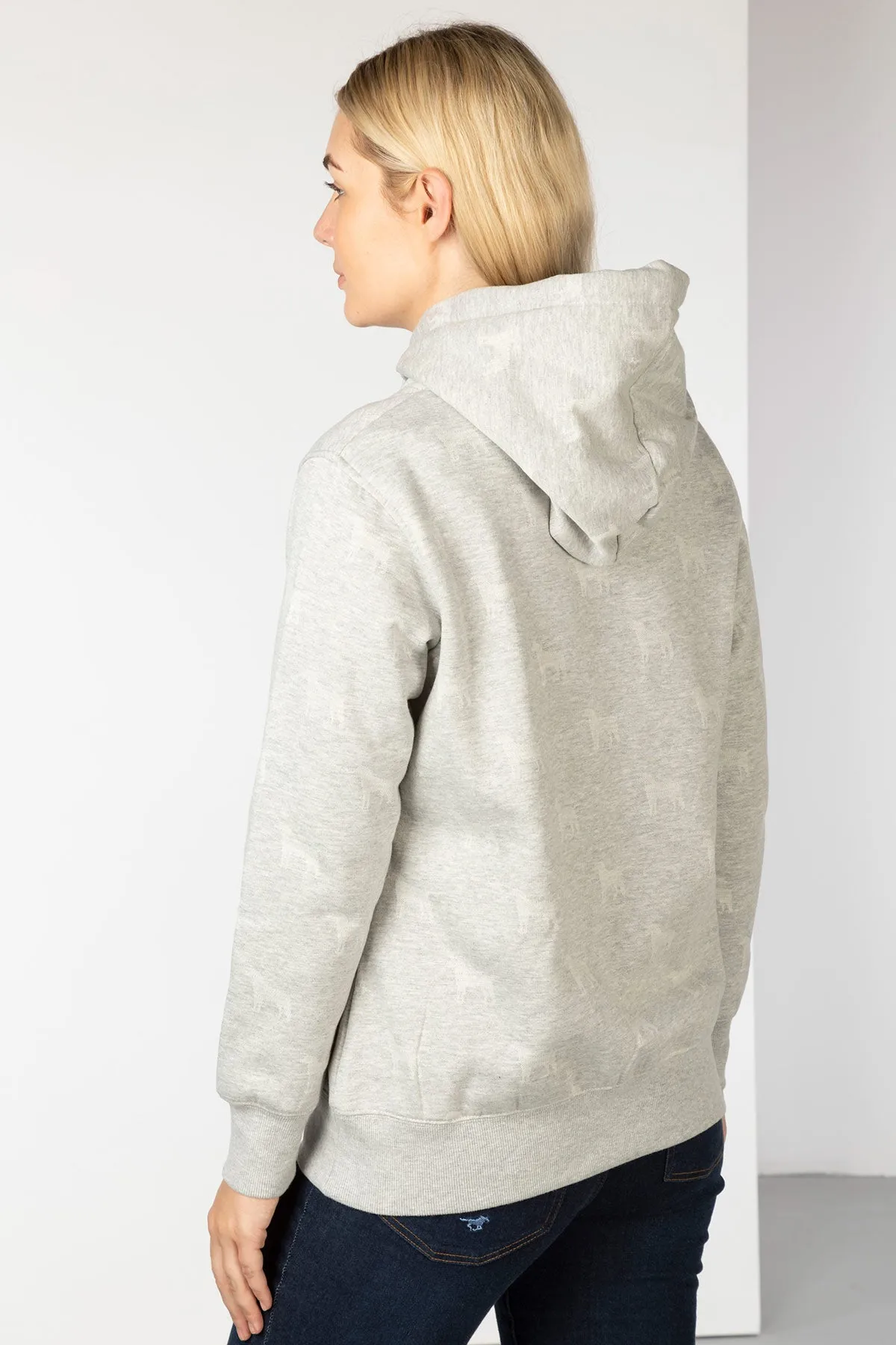 Women's Woven Loungewear Hoody - Arram