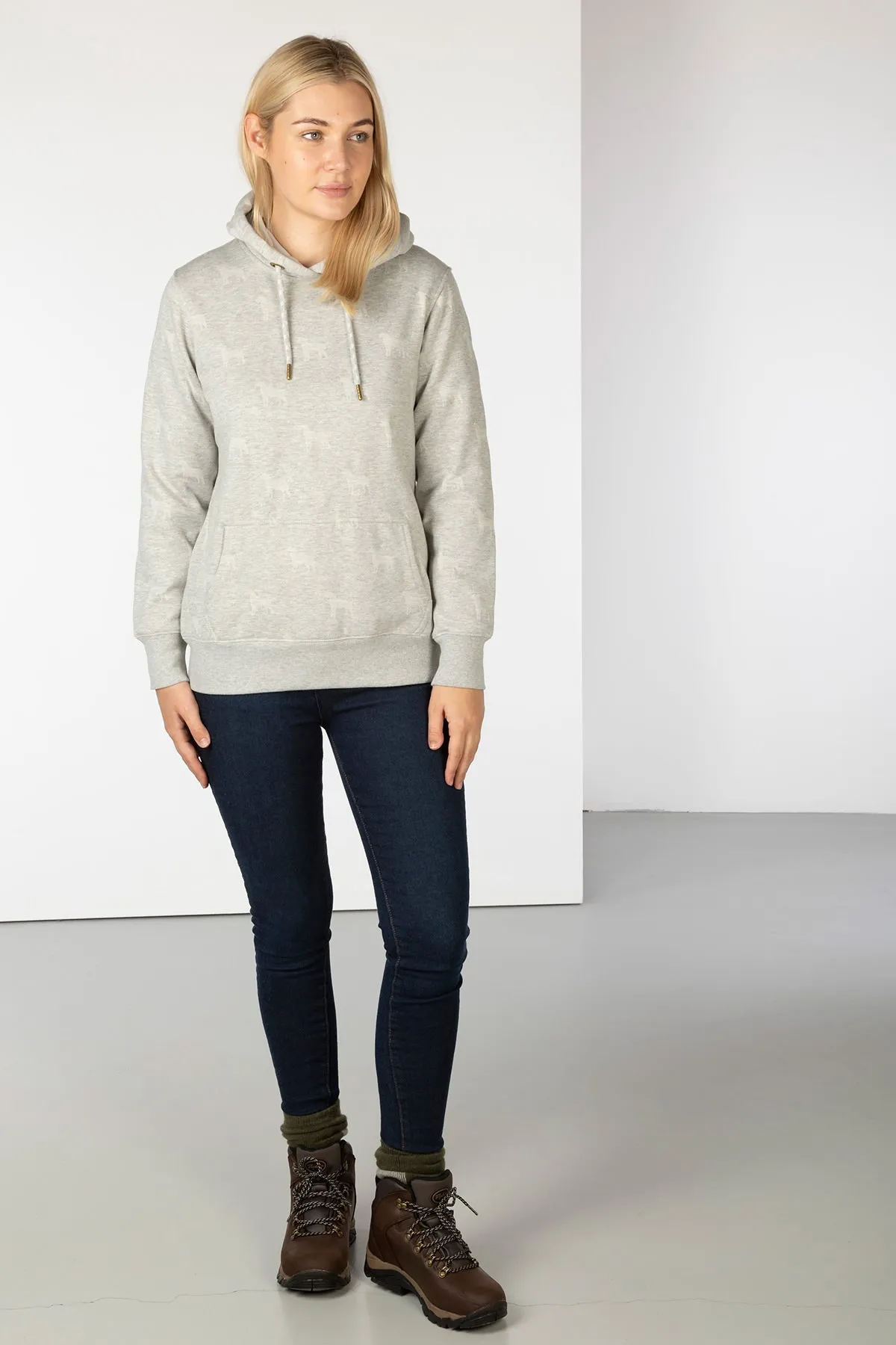 Women's Woven Loungewear Hoody - Arram