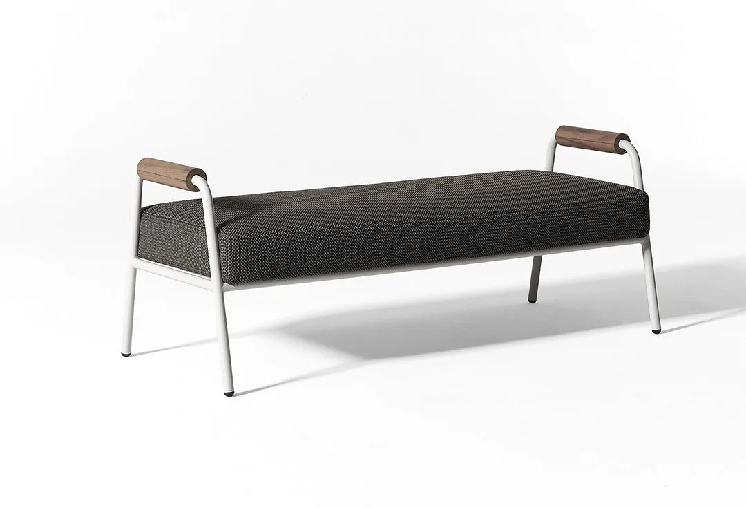 Zoe Wood Open Air Bench