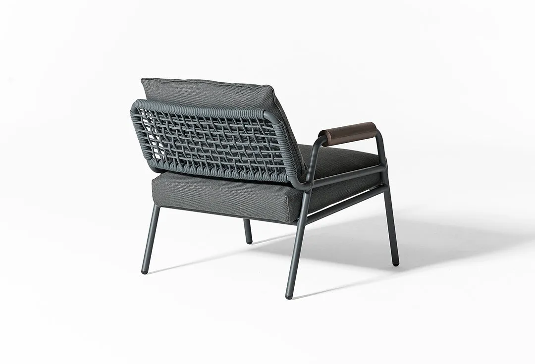 Zoe wood Outdoor Armchair