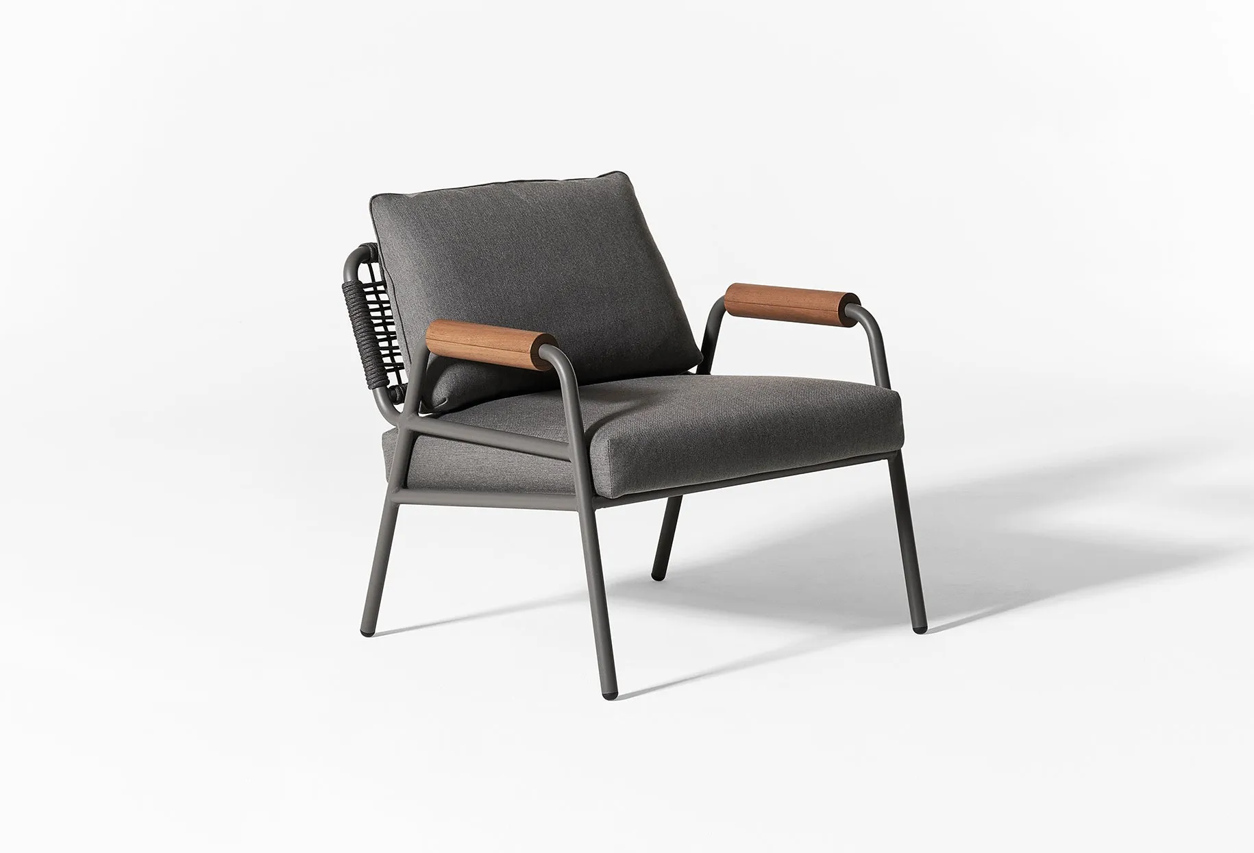 Zoe wood Outdoor Armchair